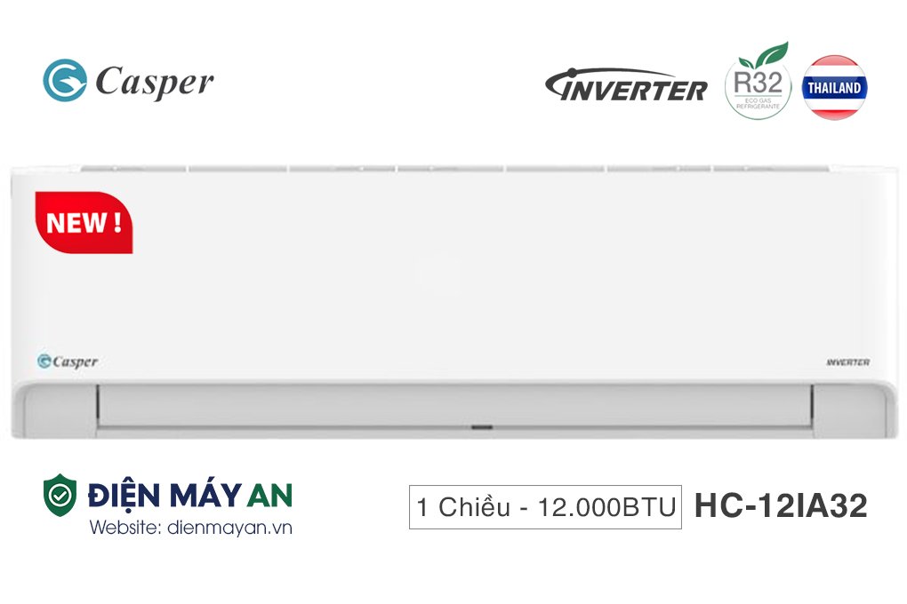 Điều hòa Casper Inverter 12000 BTU 1 chiều HC-12IA32