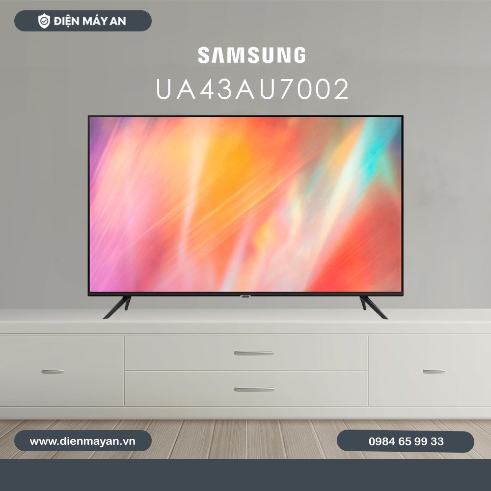 Smart Tivi Samsung 4K 43 inch UA43AU7002 Giá Tốt