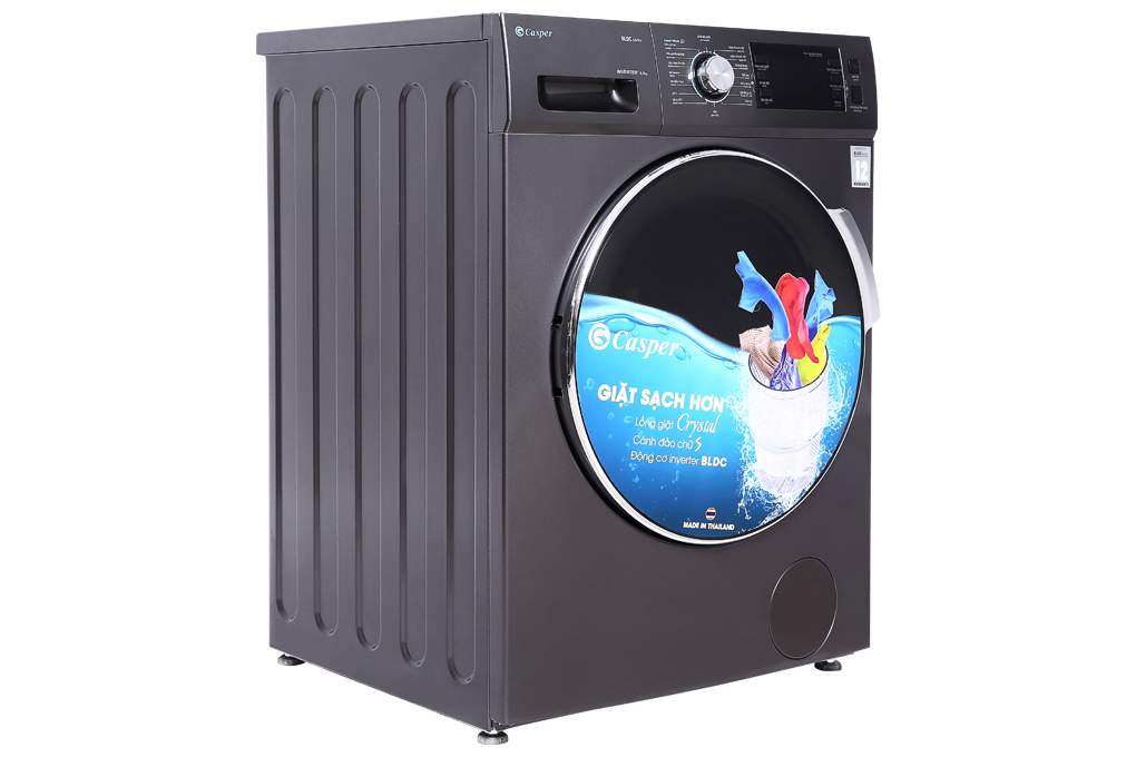 Máy giặt cửa trước Casper Inverter 10.5 kg WF-105I150BGB