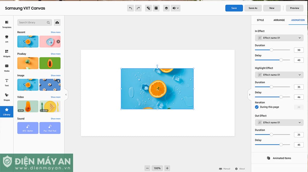 Smart Tivi Samsung 4K 55 inch 55BEFX-H - Màn hình TV Doanh nghiệp