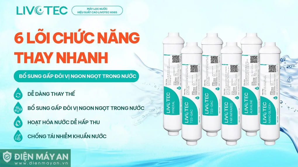 Máy lọc nước Karofi Livotec 606S
