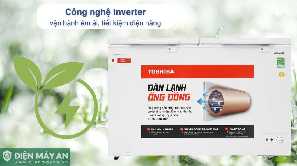 Tủ đông Toshiba Inverter 362 lít GR-RC470CM-PMV(01)