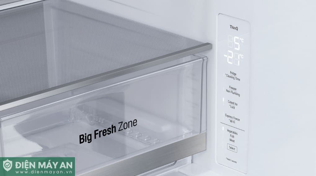 Tủ lạnh LG Inverter 612 lít Multi Door InstaView LFD61BLGAI