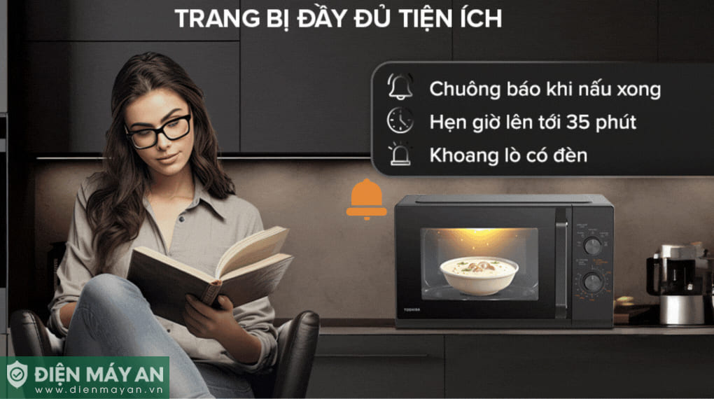 Lò vi sóng Toshiba MW3-MM25PE(BK)