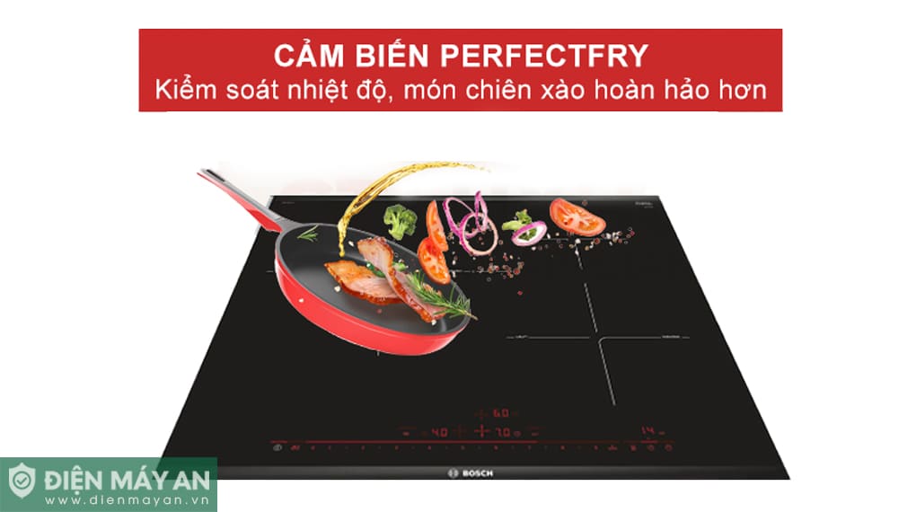 Bếp từ 3 vùng nấu âm Bosch Serie 8 PID775DC1E