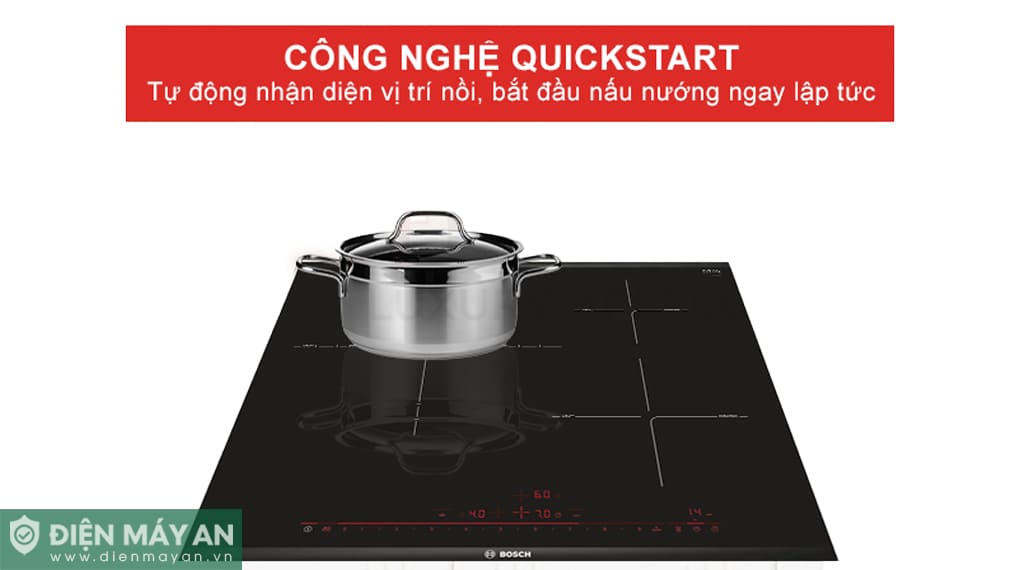 Bếp từ 3 vùng nấu âm Bosch Serie 8 PID775DC1E