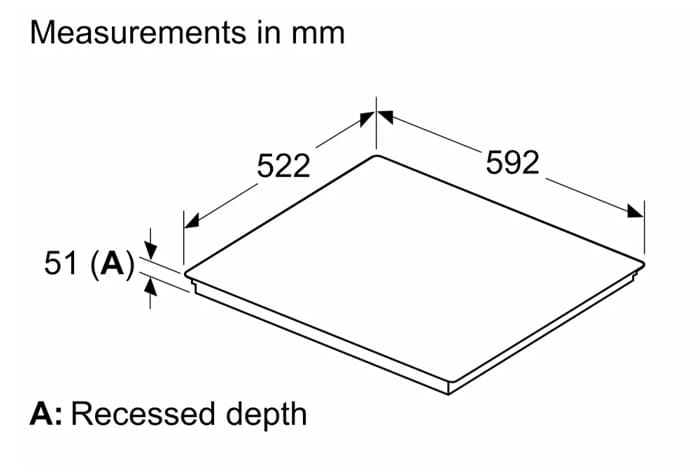 Bếp từ 4 vùng nấu âm Bosch Serie 6 PVQ61RHB1E
