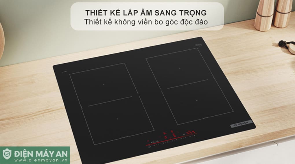 Bếp từ 4 vùng nấu âm Bosch Serie 6 PVQ61RHB1E