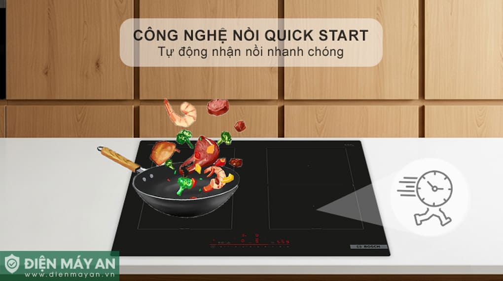 Bếp từ 4 vùng nấu âm Bosch Serie 6 PVQ61RHB1E