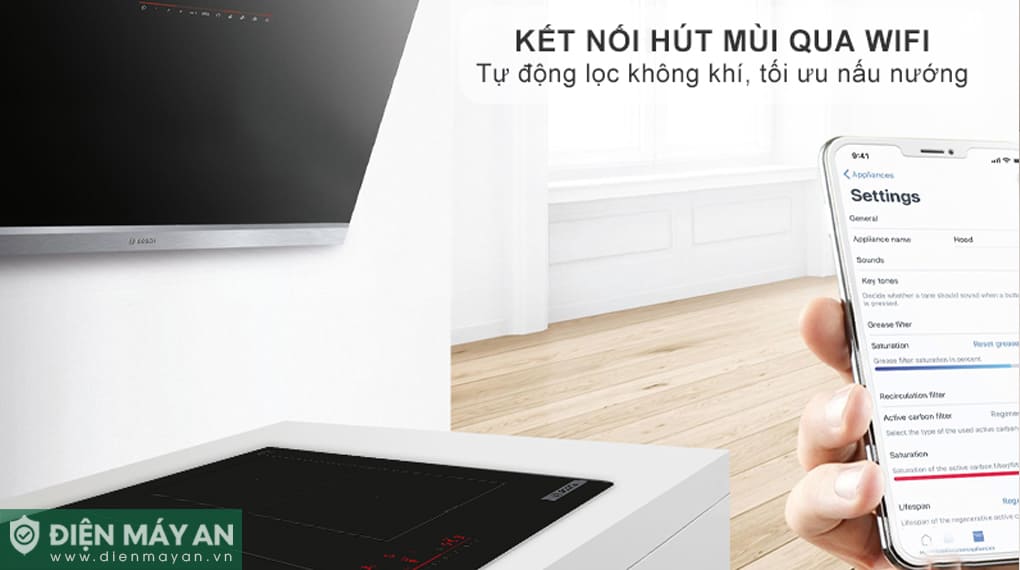 Bếp từ 4 vùng nấu âm Bosch Serie 6 PVQ61RHB1E