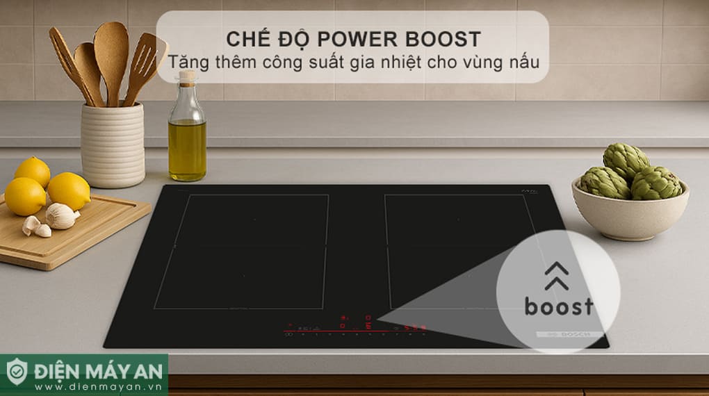 Bếp từ 4 vùng nấu âm Bosch Serie 6 PVQ61RHB1E