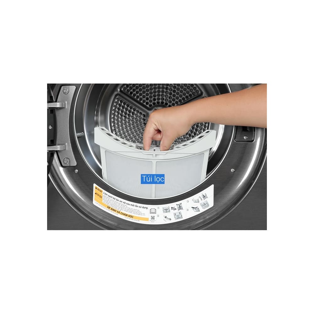Tháp giặt sấy LG WashTower Inverter giặt 14 kg - sấy 10 kg WT1410NHB