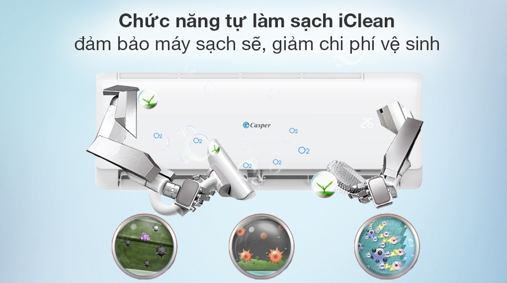 Điều Hòa Casper Inverter 24000 BTU 1 Chiều TC-24IS36