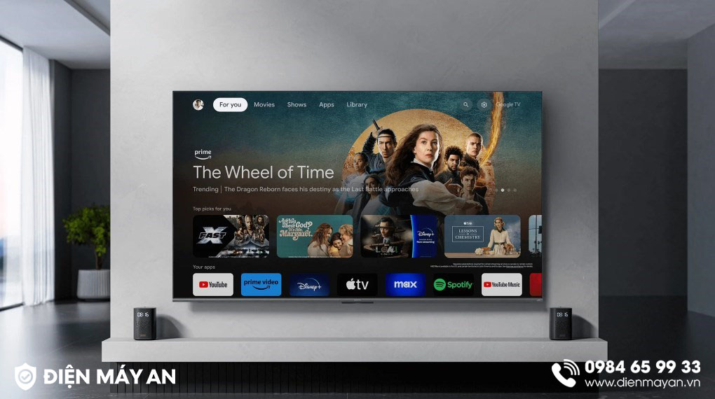Google Tivi Xiaomi QLED 4K A Pro 55 Inch 2025 L55MA-SSEA - Bản Quốc Tế