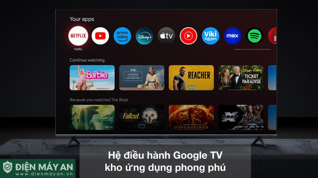 Google TV Xiaomi 4K 55 Inch Smart Display S Mini LED 2025 L55MA-SPLEA - Bản Quốc Tế