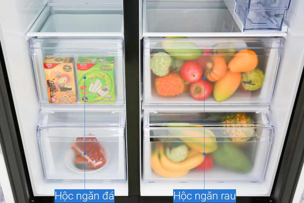 Tủ Lạnh Side By Side Samsung Inverter 635 Lít RS64R53012C/SV