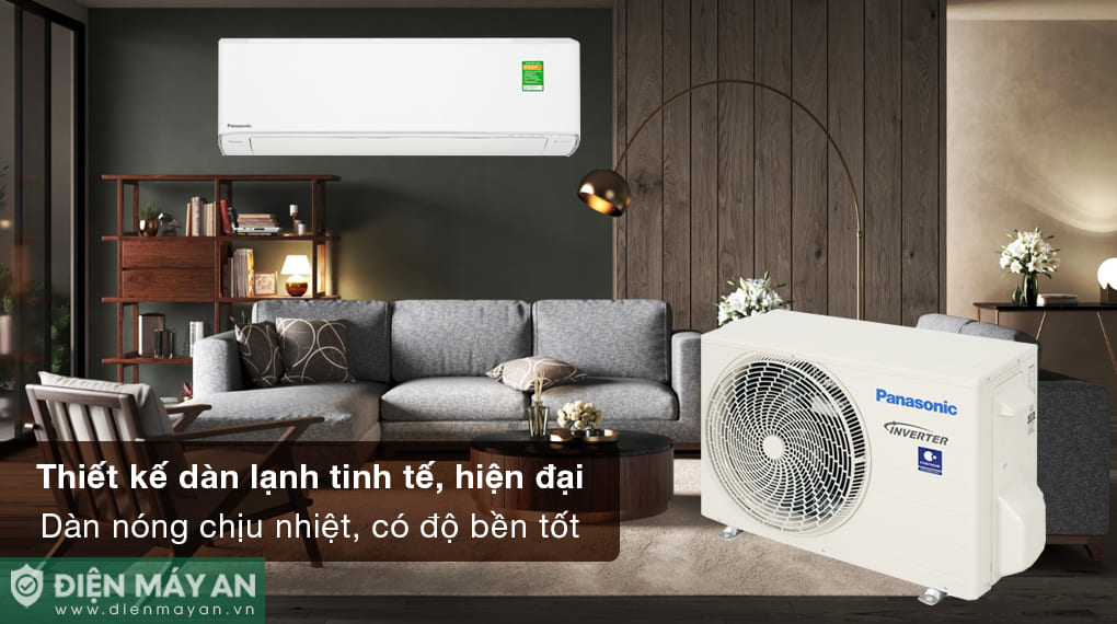 Điều hoà Panasonic  CU/CS-U12BKH-8 được thiết kế sang trọng