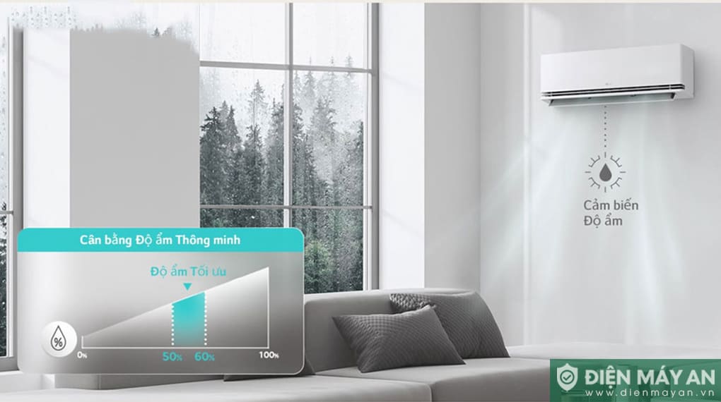 Điều Hòa LG Inverter 9000 BTU 1 Chiều IDC09M1 - Model 2025