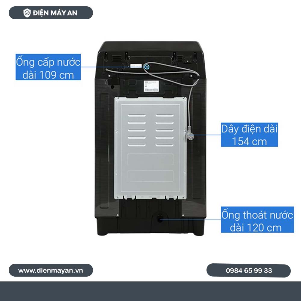 Máy Giặt Samsung Inverter 14 Kg WA14CG5745BVSV, Giá Tốt, Có Trả Góp