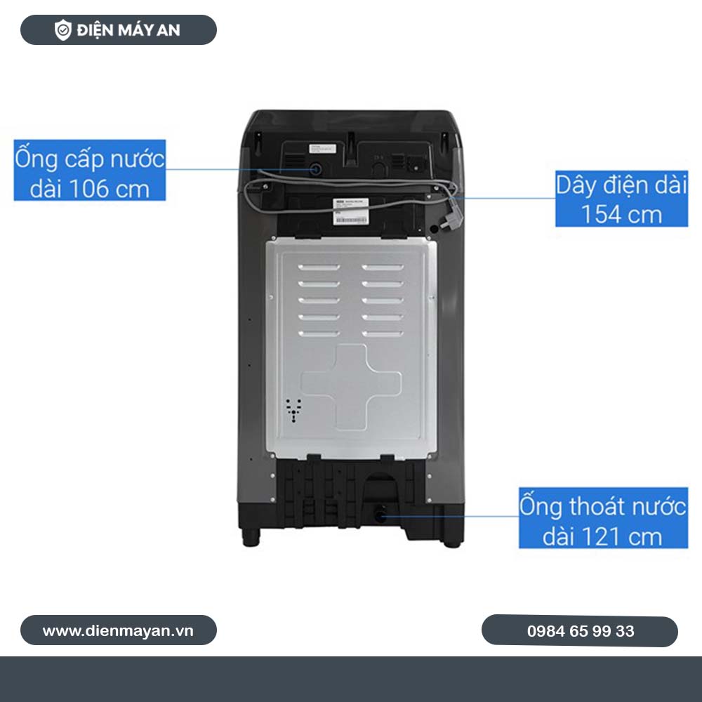 Máy Giặt Samsung Inverter 9.5 Kg WA95CG4545BDSV, Giá Tốt, Có Trả Góp