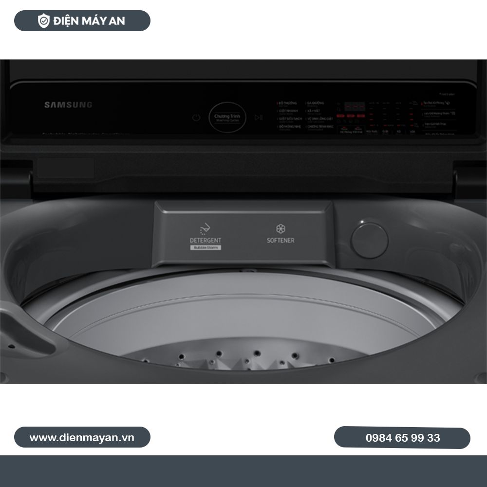 Máy Giặt Samsung Ecobubble Inverter 17 Kg WA17CG6442BDSV, Mới 2024