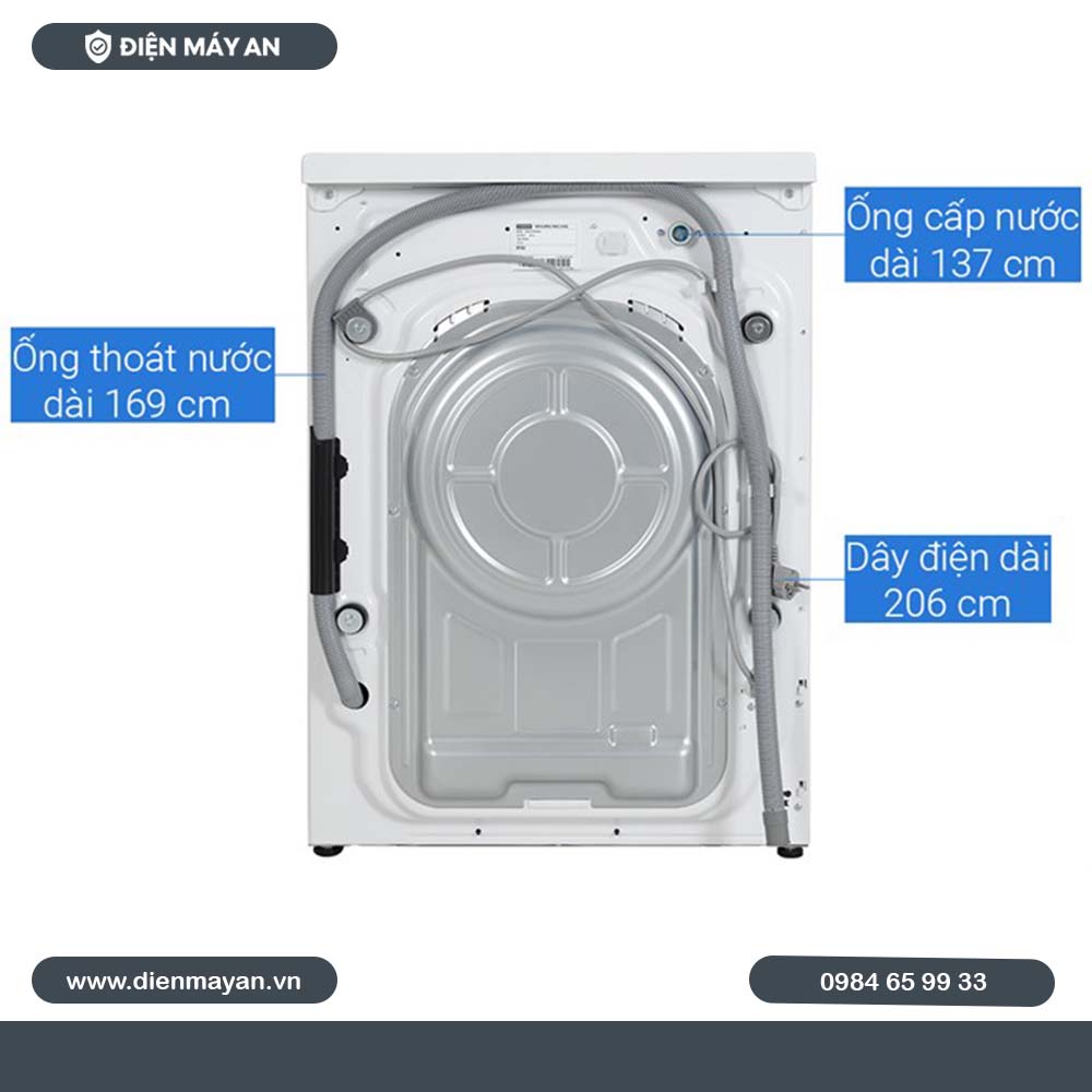 Máy Giặt Samsung AI Ecobubble Inverter 12 Kg WW12CGP44DSHSV, Giá Tốt, Có Trả Góp