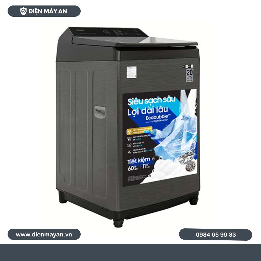 Máy Giặt Samsung Inverter 17 Kg WA17CG6886BVSV, Giá Tốt, Có Trả Góp