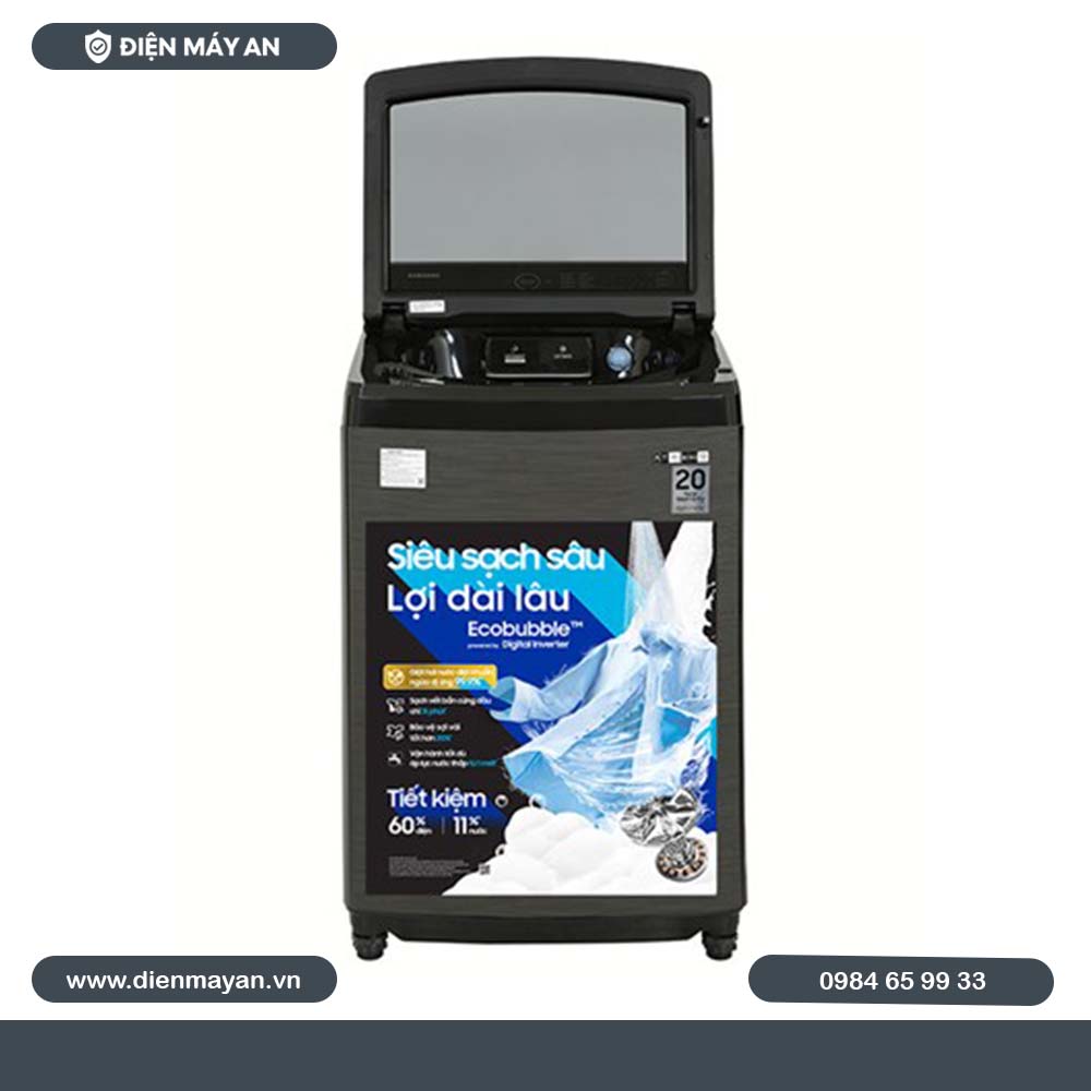 Máy Giặt Samsung Inverter 17 Kg WA17CG6886BVSV, Giá Tốt, Có Trả Góp