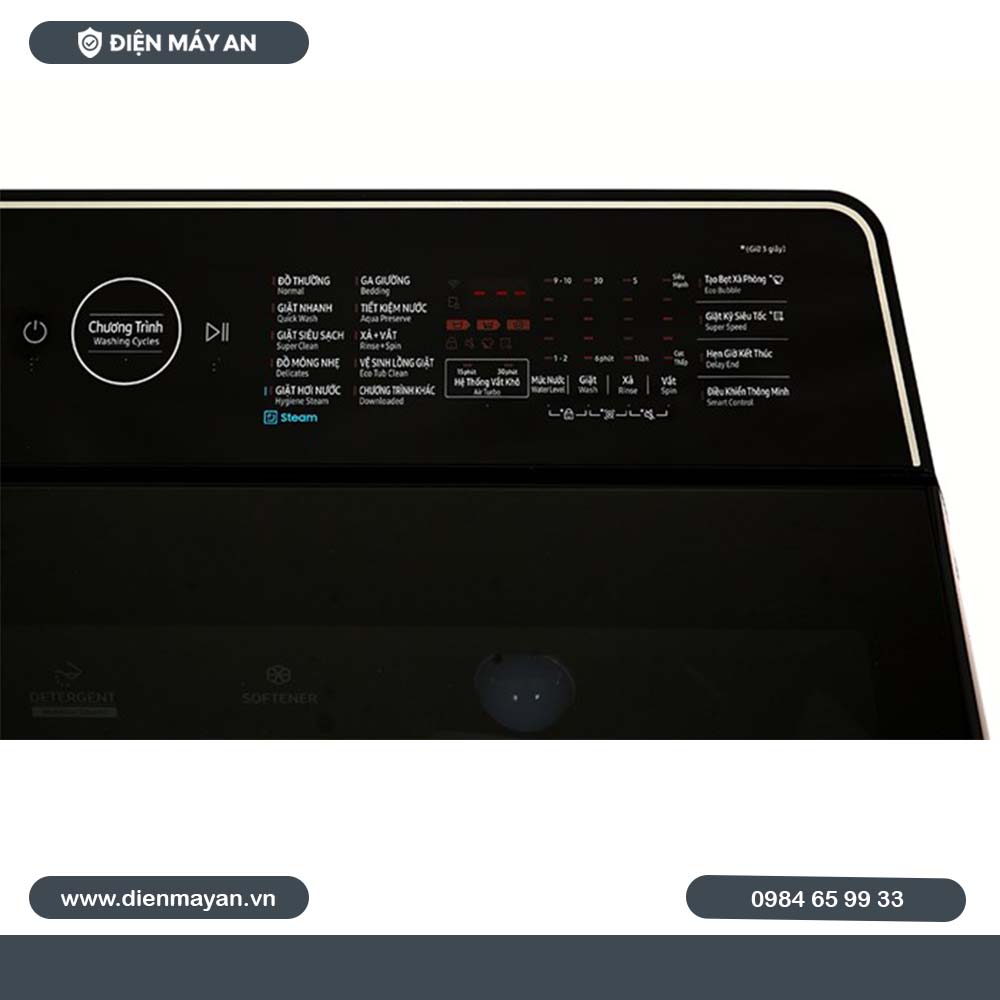 Máy Giặt Samsung Inverter 17 Kg WA17CG6886BVSV, Giá Tốt, Có Trả Góp