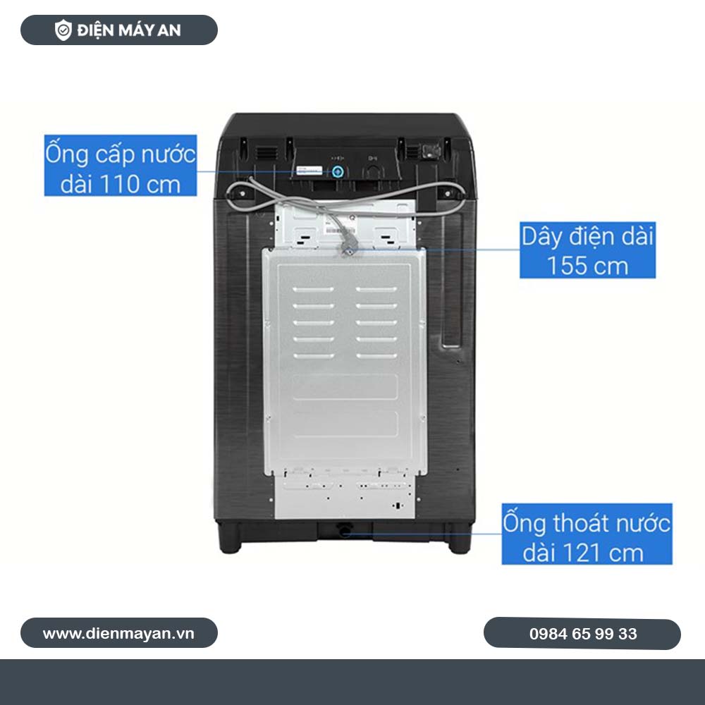 Máy Giặt Samsung Inverter 17 Kg WA17CG6886BVSV, Giá Tốt, Có Trả Góp