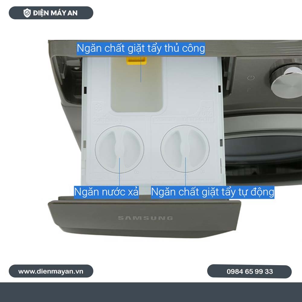 Máy Giặt Samsung Inverter 9 Kg WW90T634DLN/SV, Giá Tốt, Có Trả Góp