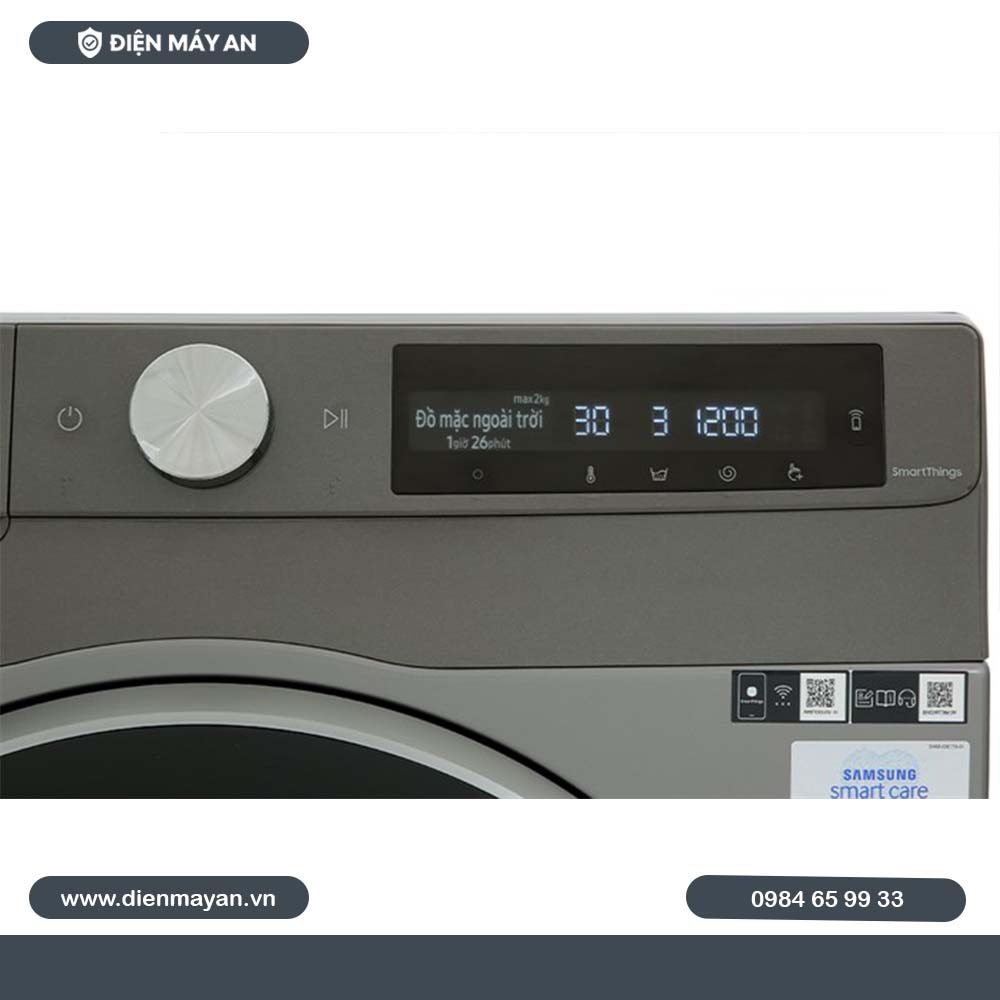 Máy Giặt Samsung Inverter 9 Kg WW90T634DLN/SV, Giá Tốt, Có Trả Góp