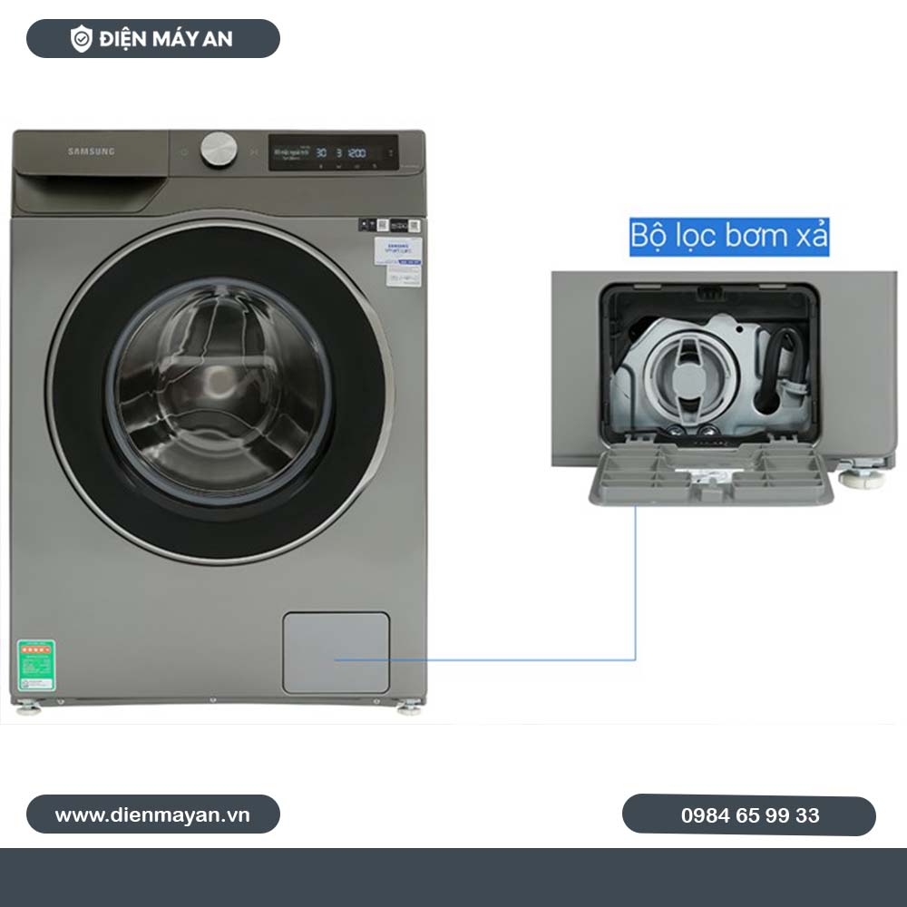 Máy Giặt Samsung Inverter 9 Kg WW90T634DLN/SV, Giá Tốt, Có Trả Góp
