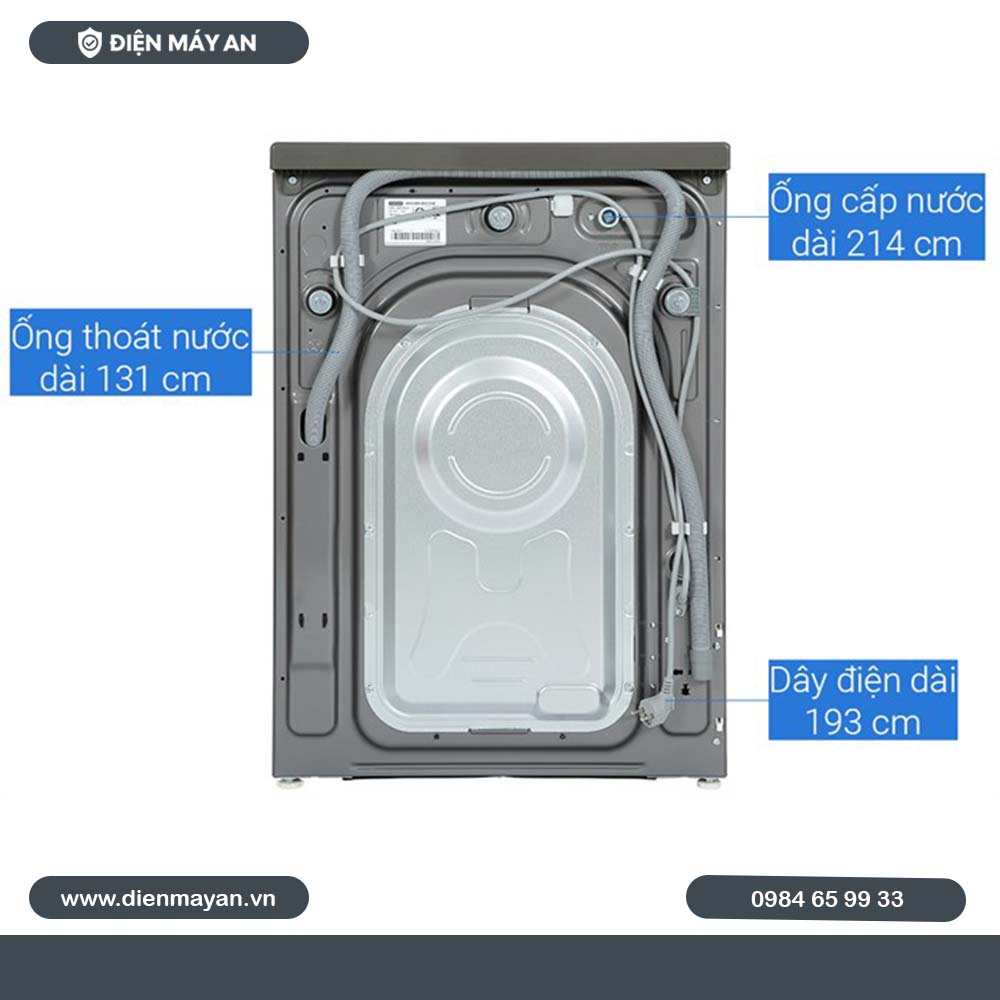 Máy Giặt Samsung Inverter 9 Kg WW90T634DLN/SV, Giá Tốt, Có Trả Góp