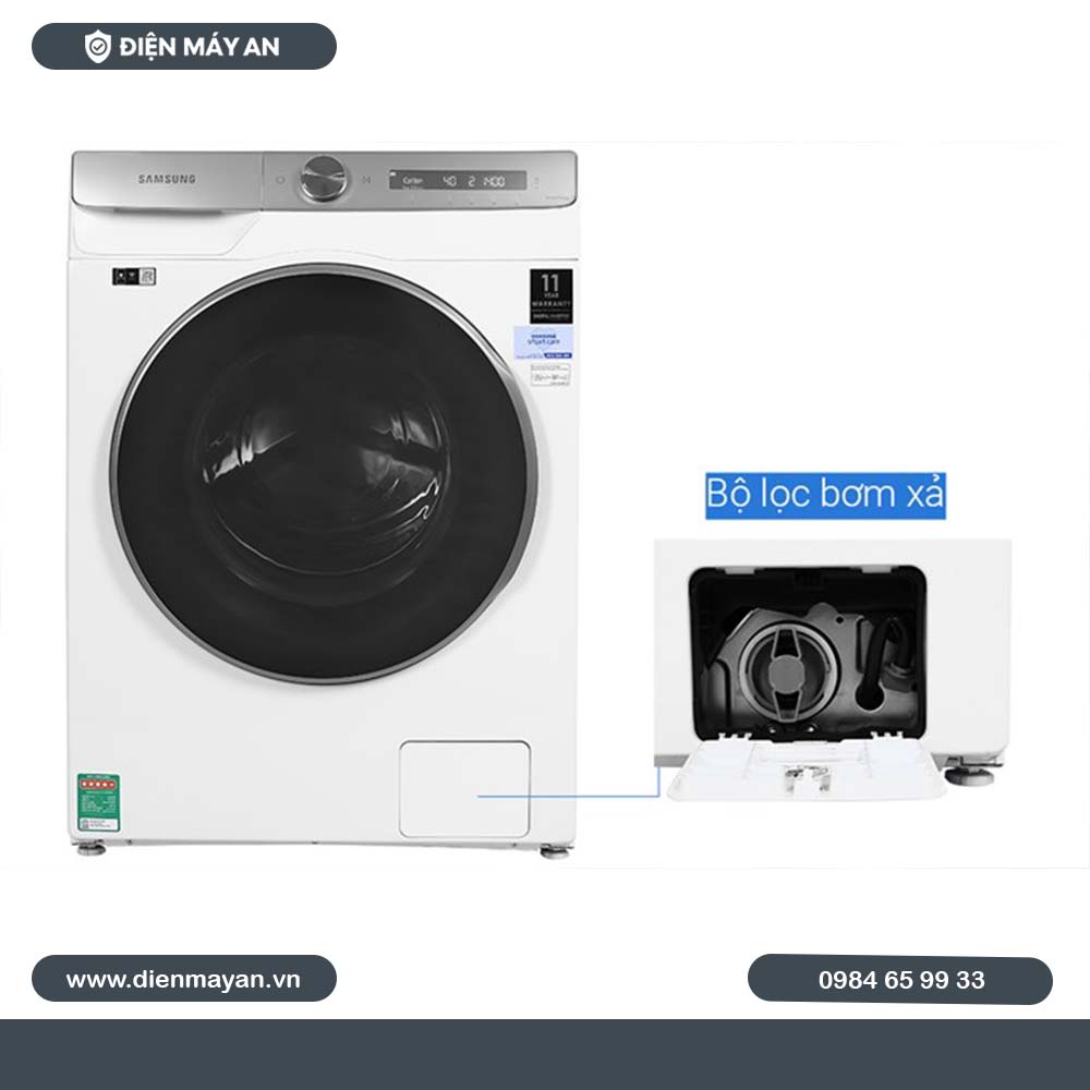 Máy Giặt Samsung Inverter 10kg WW10TP44DSH/SV, Giá Tốt, Có Trả Góp