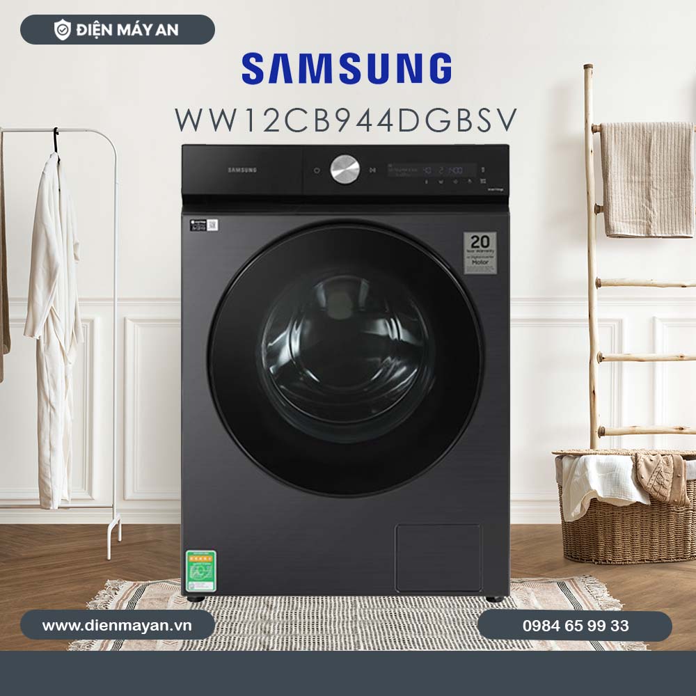 Máy Giặt Samsung Inverter 12 Kg WW12CB944DGBSV, Giá Tốt, Có Trả Góp