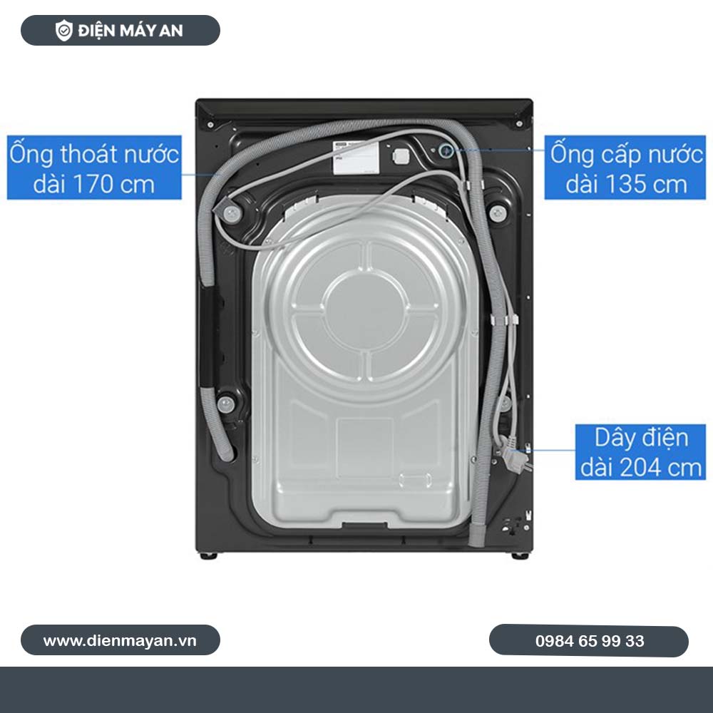 Máy Giặt Samsung Inverter 12 Kg WW12CGC04DABSV, Mới 2024