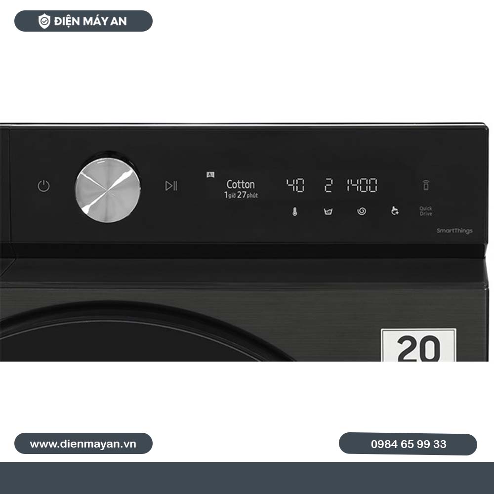 Máy Giặt Samsung Bespoke AI Inverter 14 Kg WW14BB944DGBSV, Mới 2024