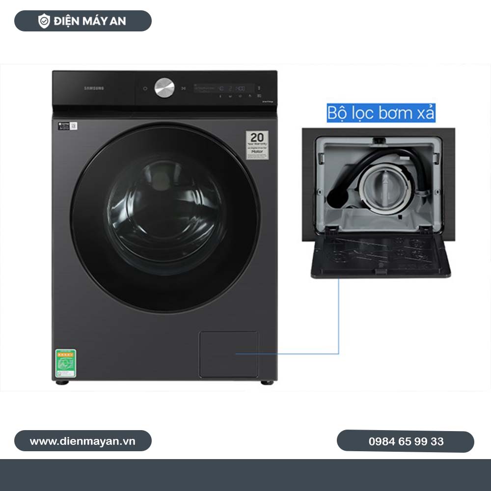 Máy Giặt Samsung Bespoke AI Inverter 14 Kg WW14BB944DGBSV, Mới 2024