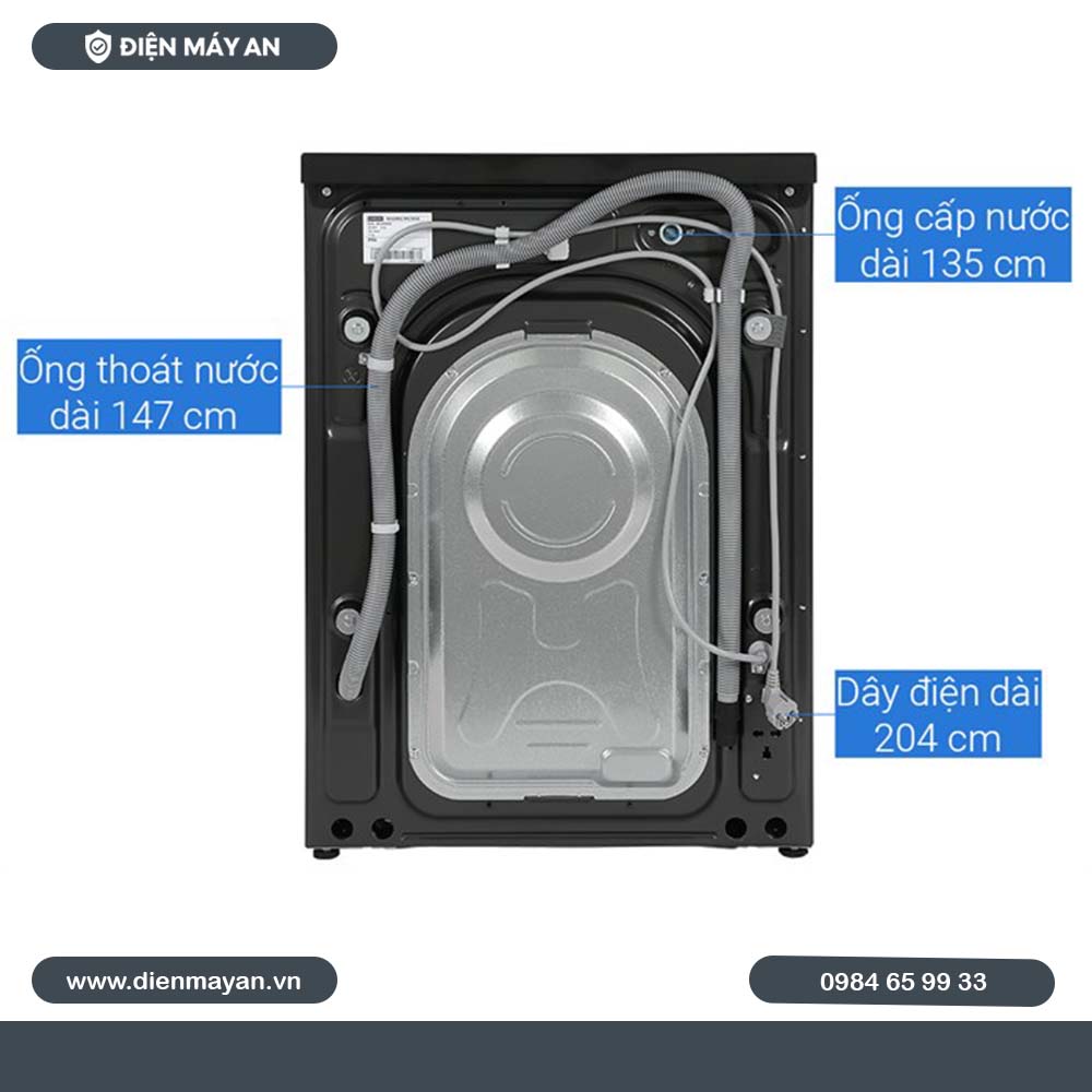 Máy Giặt Samsung Bespoke AI Inverter 14 Kg WW14BB944DGBSV, Mới 2024