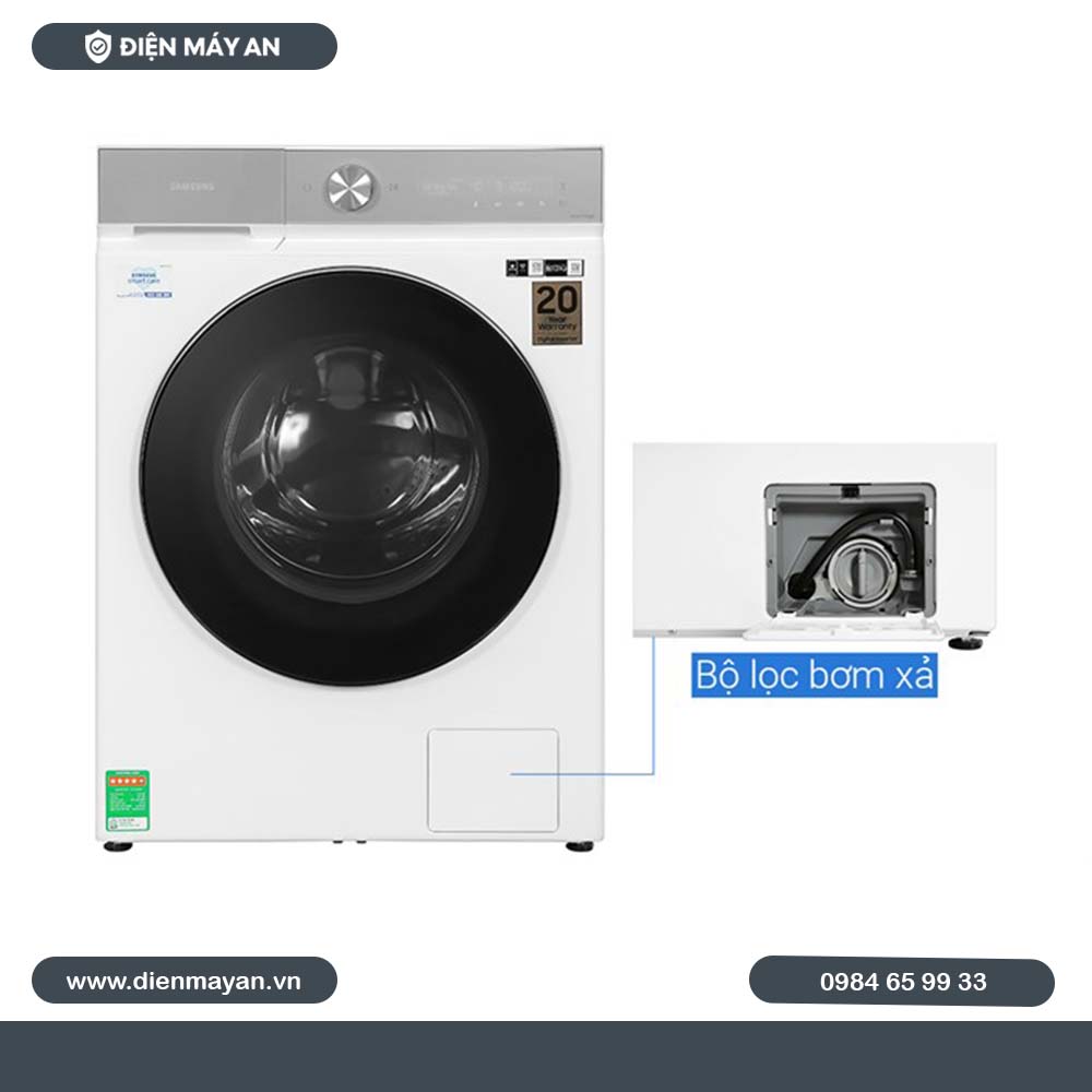 Máy Giặt Samsung Bespoke AI Inverter 14 Kg WW14BB944DGHSV, Giá Tốt, Có Trả Góp