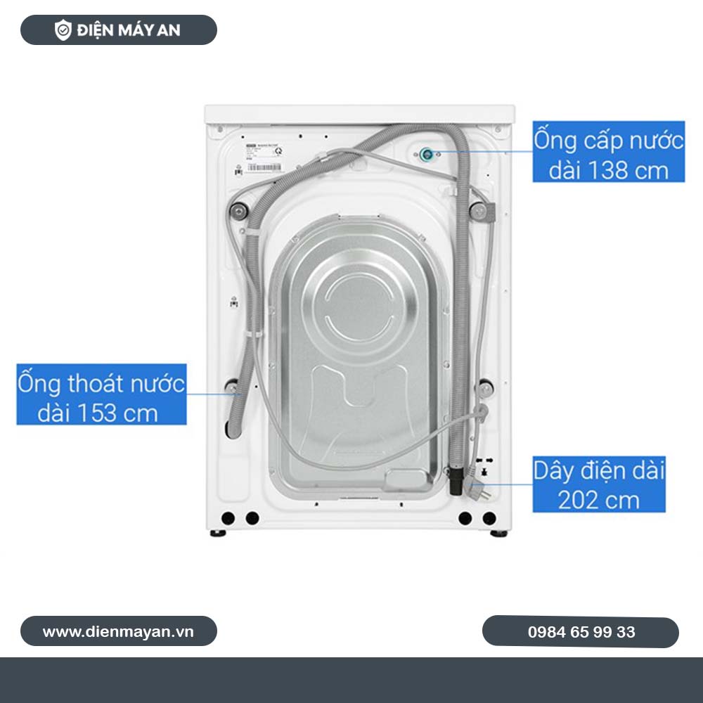 Máy Giặt Samsung Bespoke AI Inverter 14 Kg WW14BB944DGHSV, Giá Tốt, Có Trả Góp