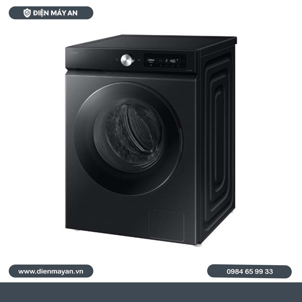 Máy Giặt Sấy Samsung Bespoke Inverter Giặt 12 Kg - Sấy 7 Kg WD12DB7B85GBSV, Mẫu Mới