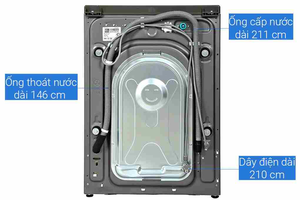 Máy Giặt Sấy Samsung AI Inverter 11kg Sấy 7kg WD11T734DBX/SV
