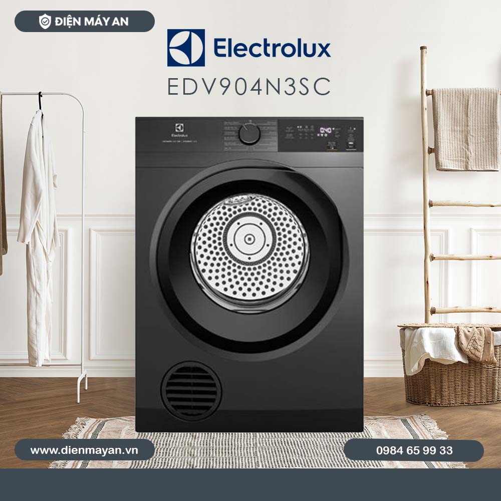 Máy Sấy Thông Hơi Electrolux UltimateCare 9 Kg EDV904N3SC - Giá Tốt