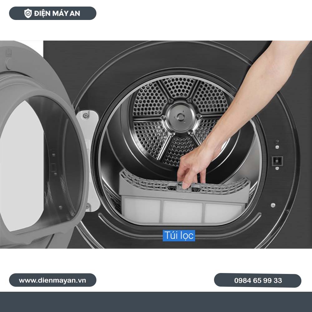 Máy Sấy Bơm Nhiệt Samsung Bespoke AI 17 Kg DV17B9750CV/SV, Giá Tốt, Có Trả Góp