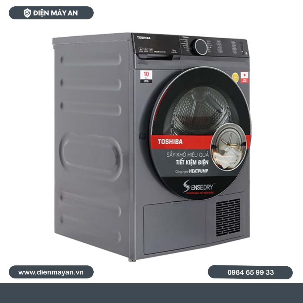 Máy Sấy Bơm Nhiệt Toshiba 10 Kg TD-BK110GHV(MK), Giá Tốt, Có Trả Góp
