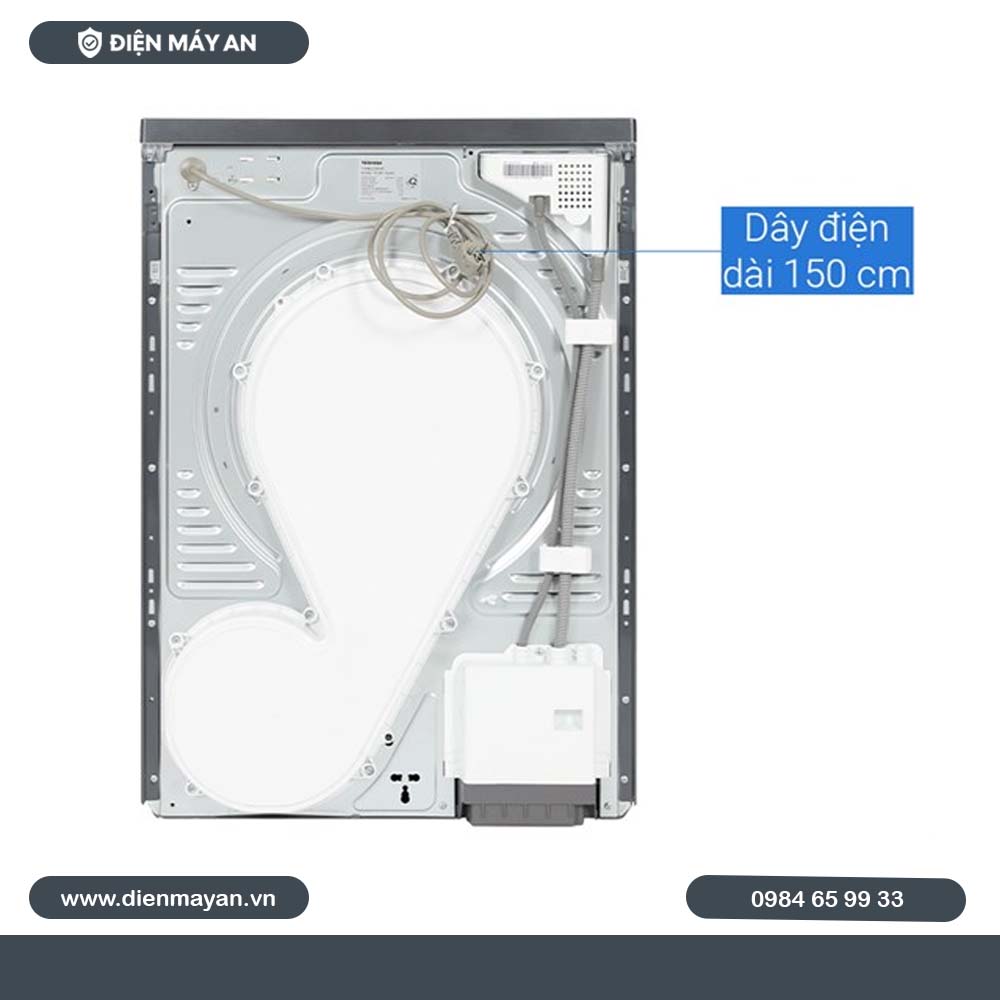 Máy Sấy Bơm Nhiệt Toshiba 10 Kg TD-BK110GHV(MK), Giá Tốt, Có Trả Góp