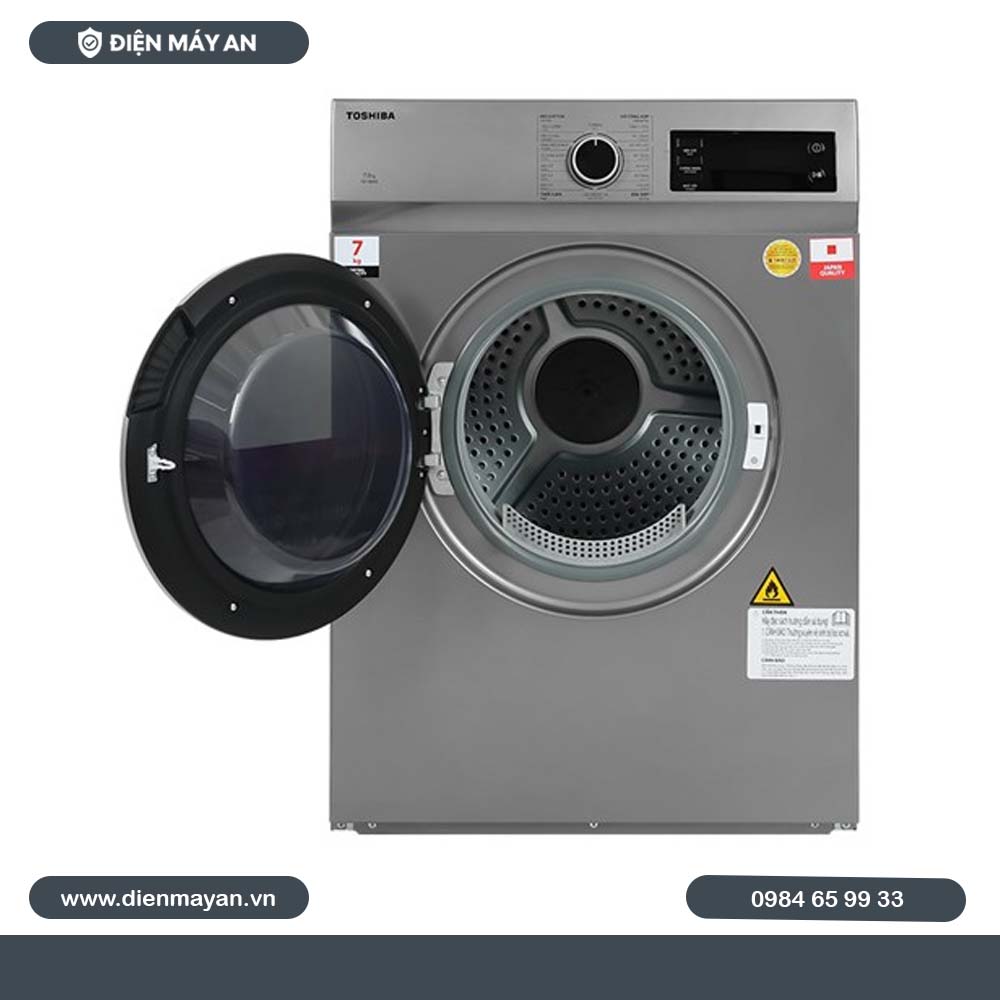 Máy Sấy Thông Hơi 7 Kg Toshiba TD-H80SEV(SK), Giá Tốt, Có Trả Góp