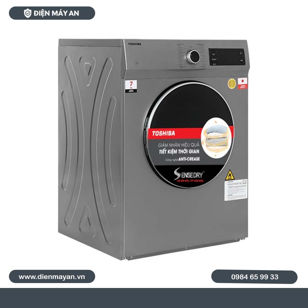Máy Sấy Thông Hơi 7 Kg Toshiba TD-H80SEV(SK), Giá Tốt, Có Trả Góp